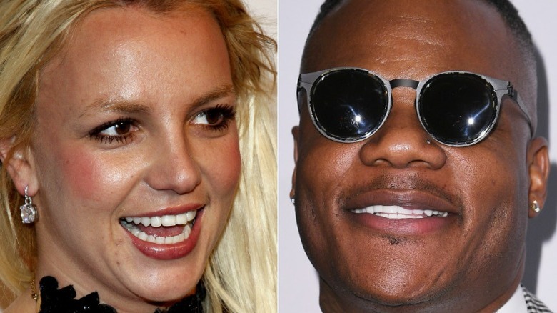 Britney Spears laughing, Sean Garrett 