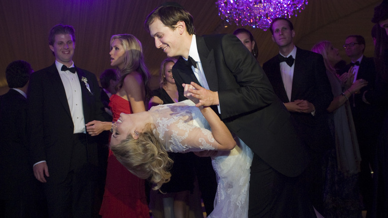 Jared Kushner and Ivanka Trump dancing