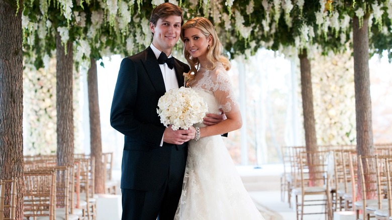 Jared Kushner and Ivanka Trump smiling