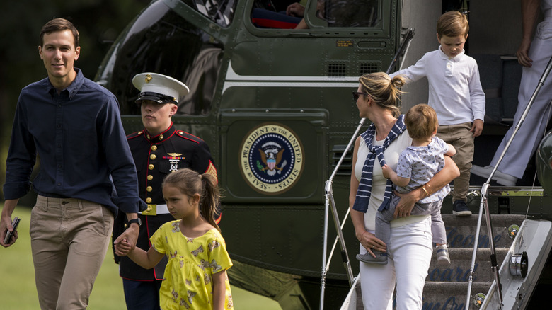 Ivanka Trump and Jared Kushner family