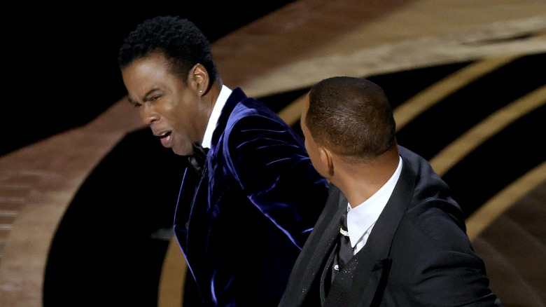 Will Smith slaps Chris Rock