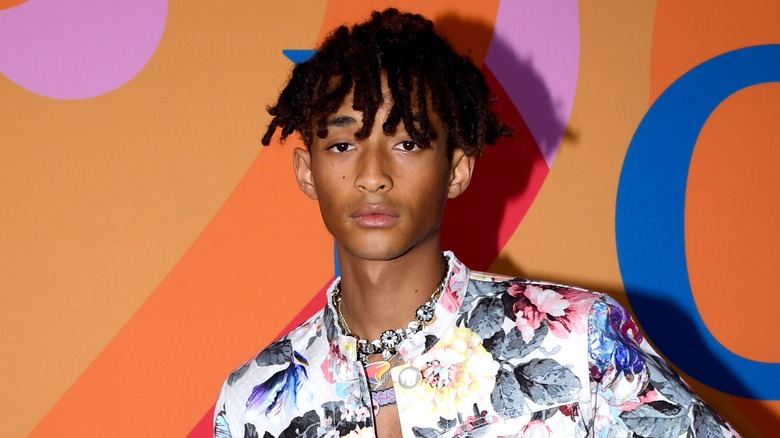 Jaden Smith posing on red carpet