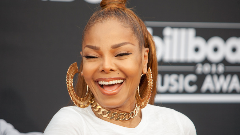 Janet Jackson smiling