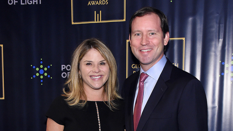 Jenna Bush Hager posing with Henry Hager