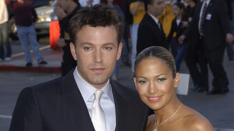 Ben Affleck and Jennifer Lopez on the red carpet