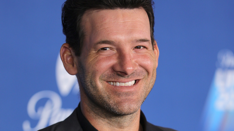 Tony Romo smiling 