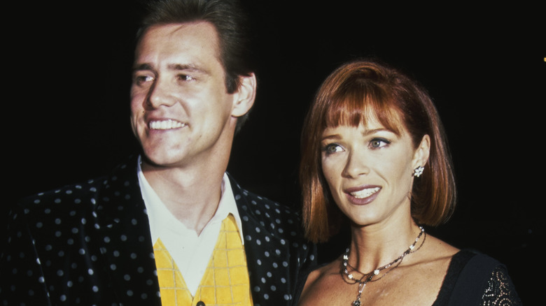 Jim Carrey and Lauren Holly