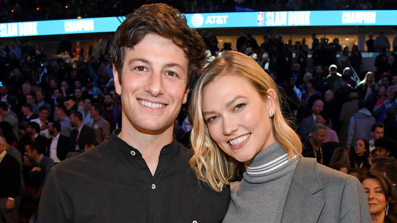 Karlie Kloss and Josh Kushner smiling