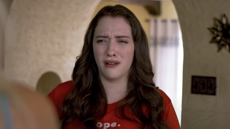 Kat Dennings looking annoyed