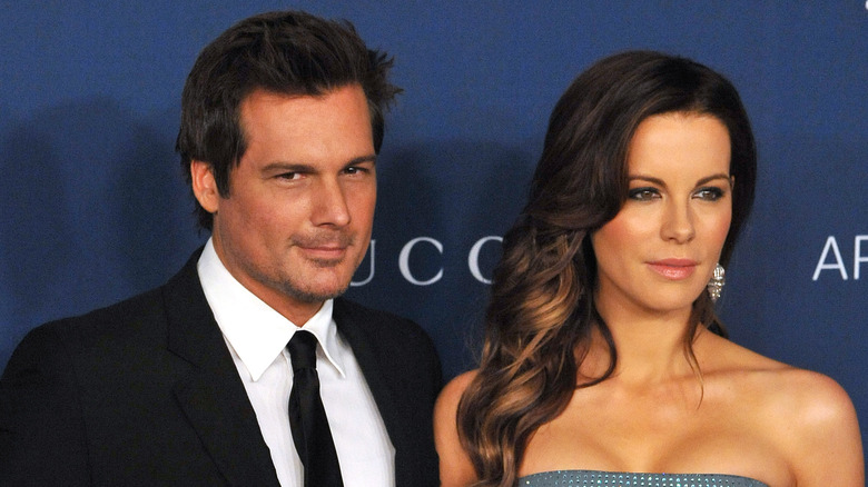 Len Wiseman and Kate Beckinsale in full glam