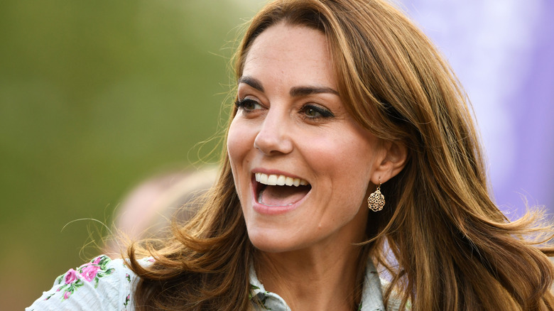 Kate Middleton smiles