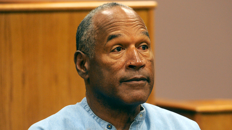 OJ Simpson at a parole hearing