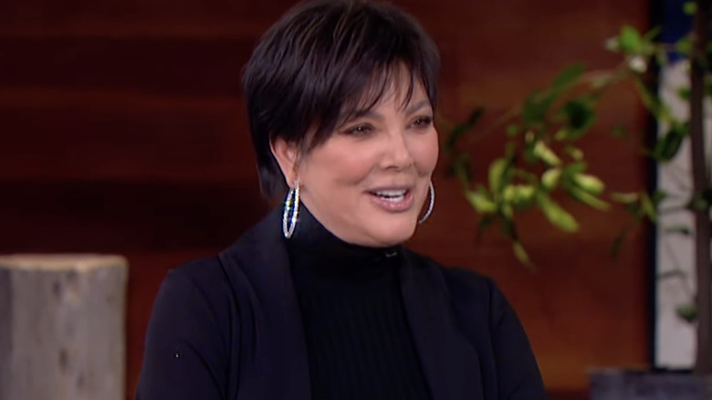 Kris Jenner speaking on "The Ellen DeGeneres Show"