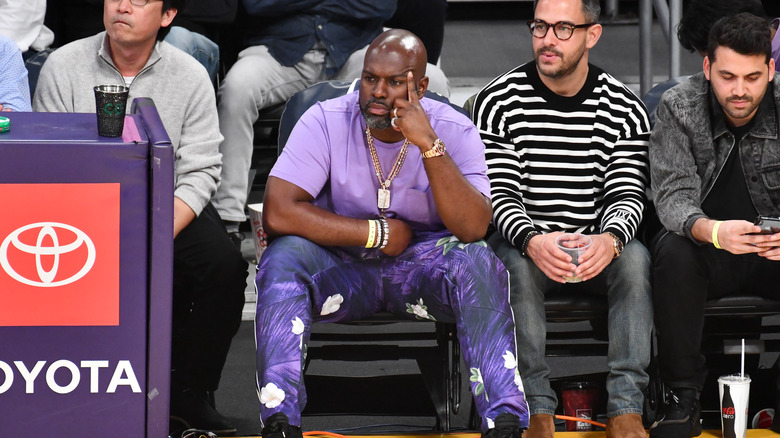 Corey Gamble at a NBA game