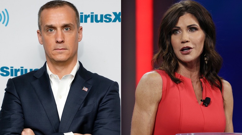 Corey Lewandowski Kristi Noem formalwear 