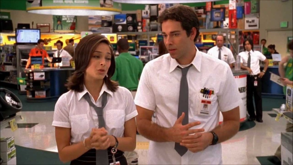 Kristin Kreuk and Zachary Levi on Chuck