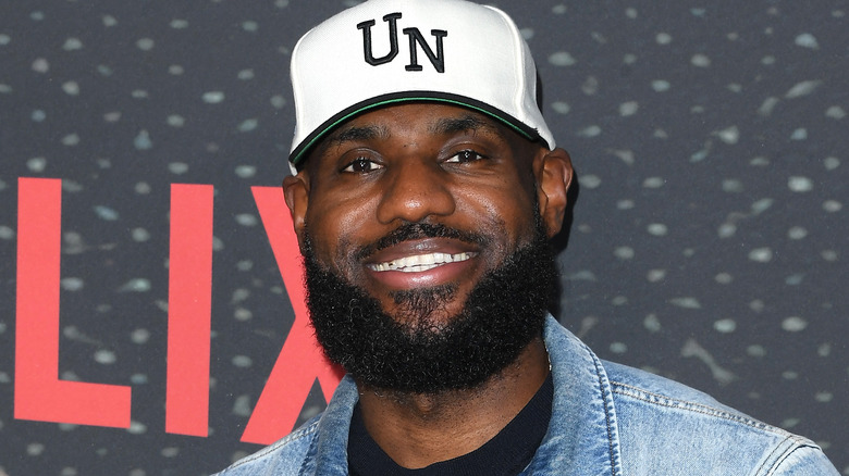 LeBron James smiling