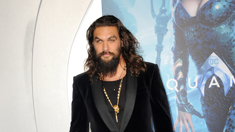 Jason Momoa posing