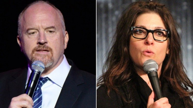 Louis C.K. and Rebecca Corry