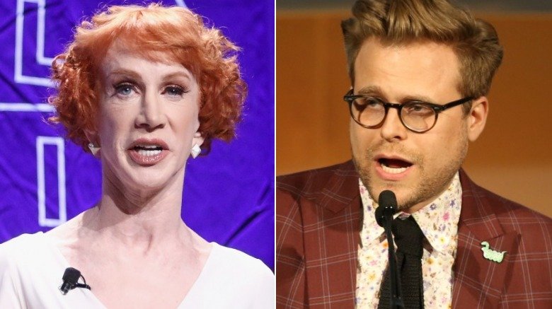 Kathy Griffin and Adam Conover