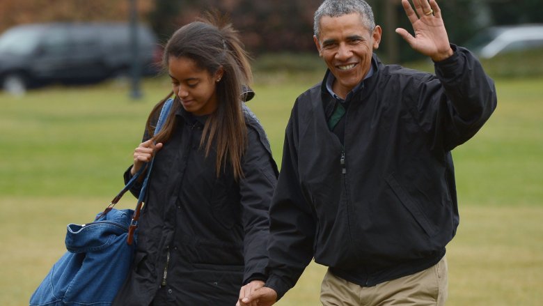 Malia Obama, Barack Obama