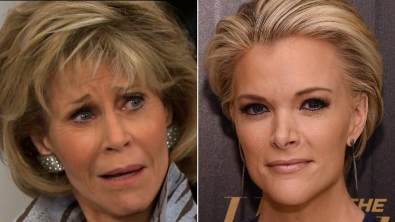 Jane Fonda and Megyn Kelly