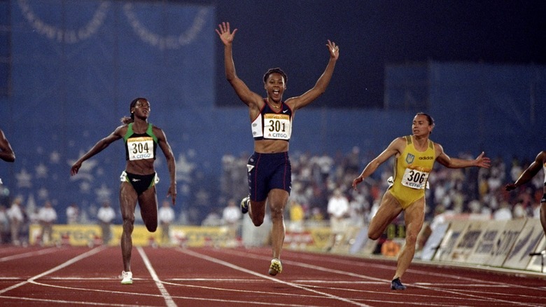 Marion Jones at the Goodwill Games