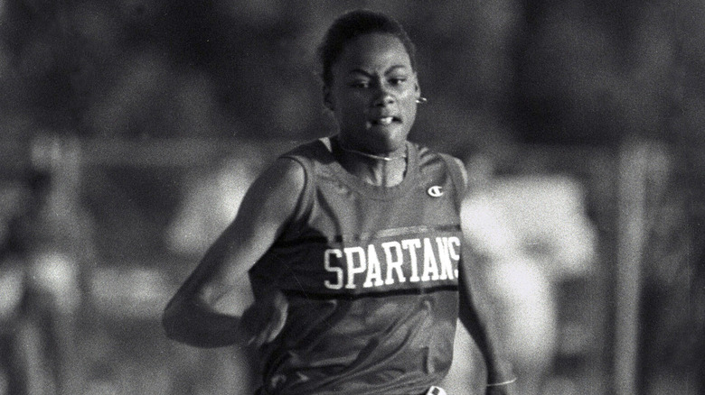 Marion Jones running