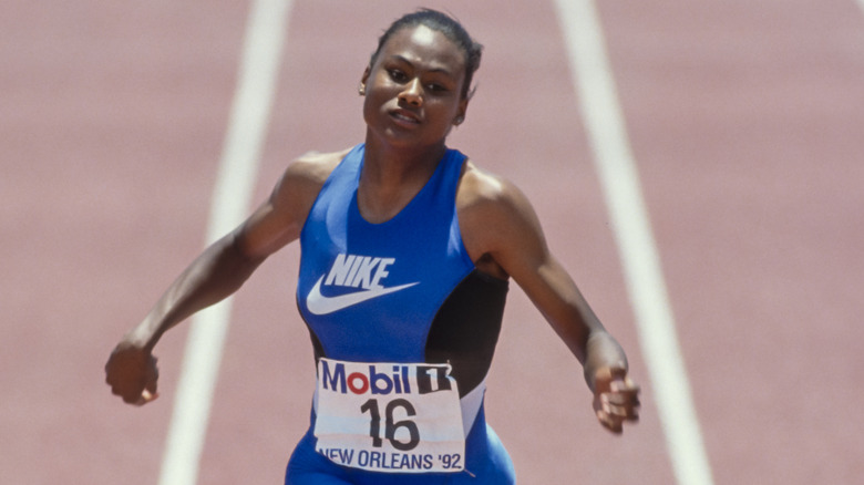 Marion Jones running 