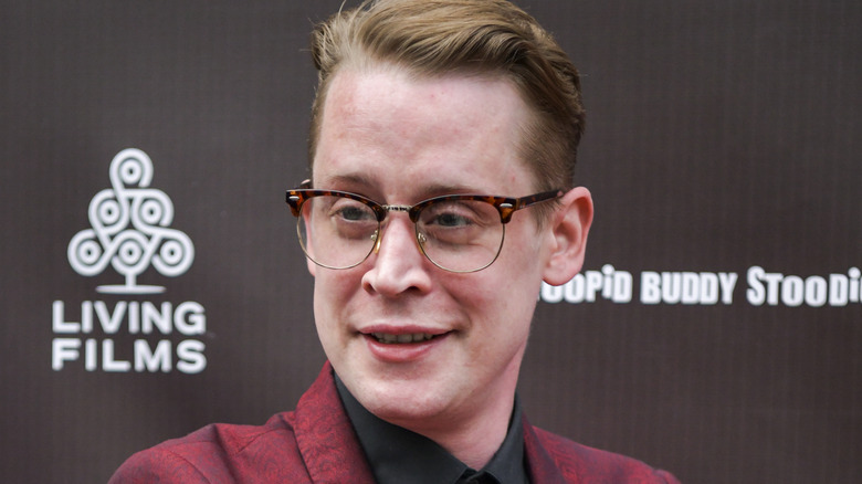 Macaulay Culkin with glasses