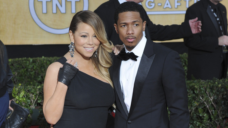 Mariah Carey and Nick Cannon at Screen Actors Guild Awards 2014