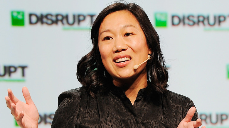 Priscilla Chan talking at a conference