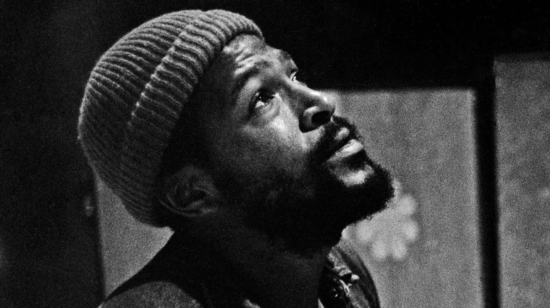 Marvin Gaye looking up