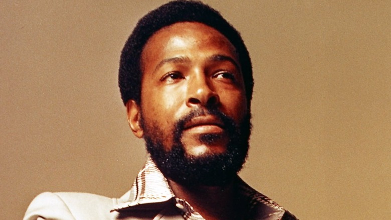 Marvin Gaye looking away