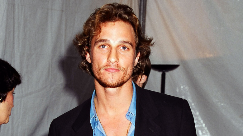 Young Matthew McConaughey smiling