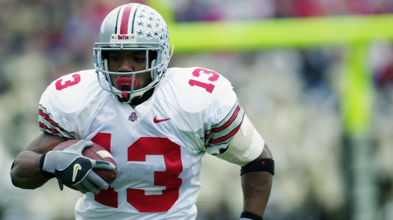 Maurice Clarett playing football