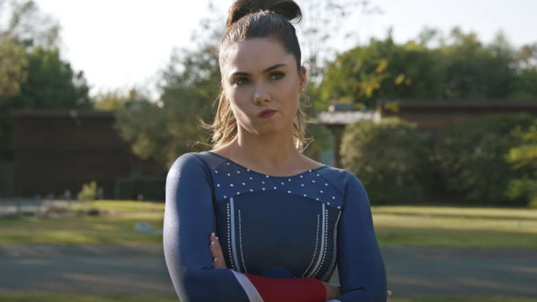 McKayla Maroney with unimpressed expression