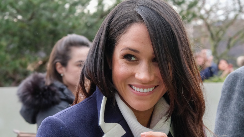 Meghan Markle smiling