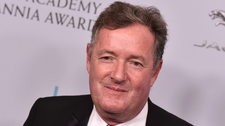 Piers Morgan with slight smirk