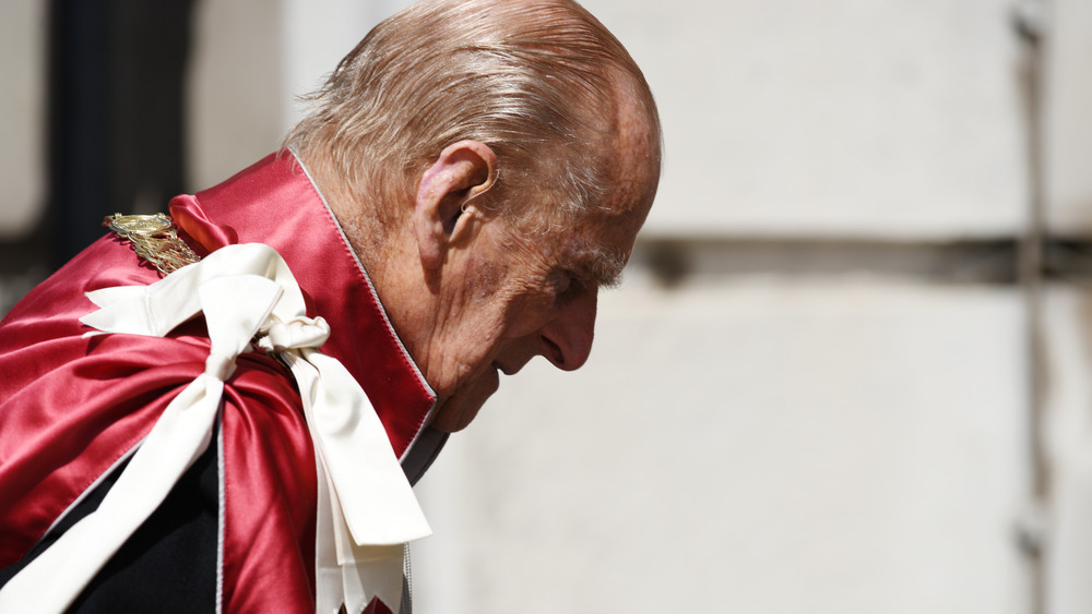 Prince Philip at church 