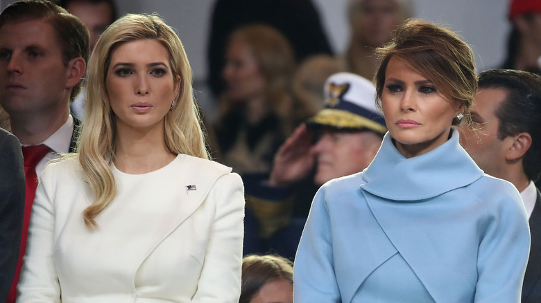 Ivanka and Melania Trump serious