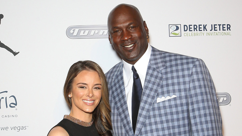 Yvette Prieto and Michael Jordan smiling