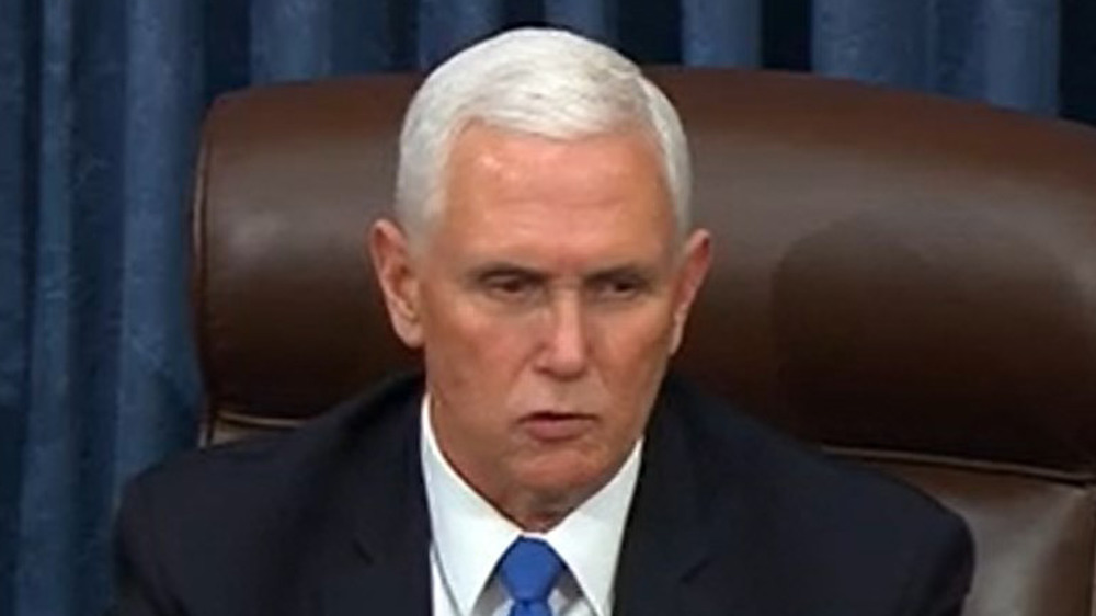 Mike Pence making a face