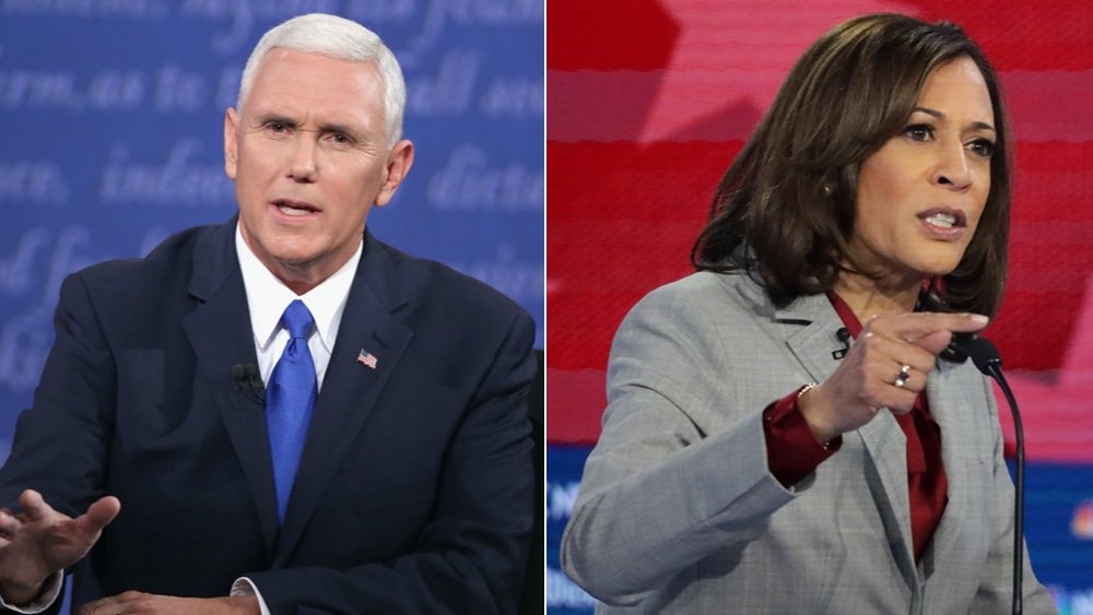 Vice President Mike Pence, Senator Kamala Harris