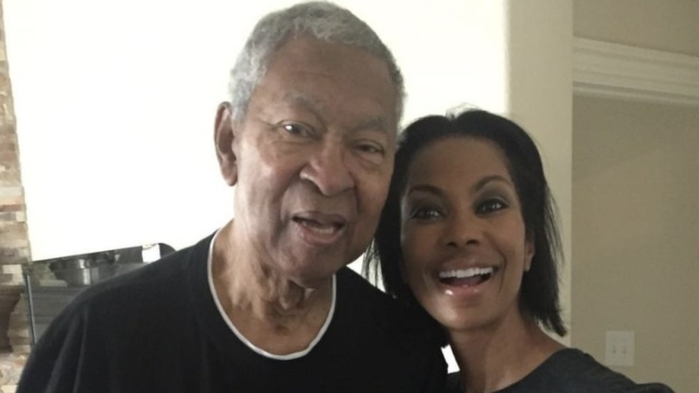 Harris Faulkner and her late father, Bob Harris