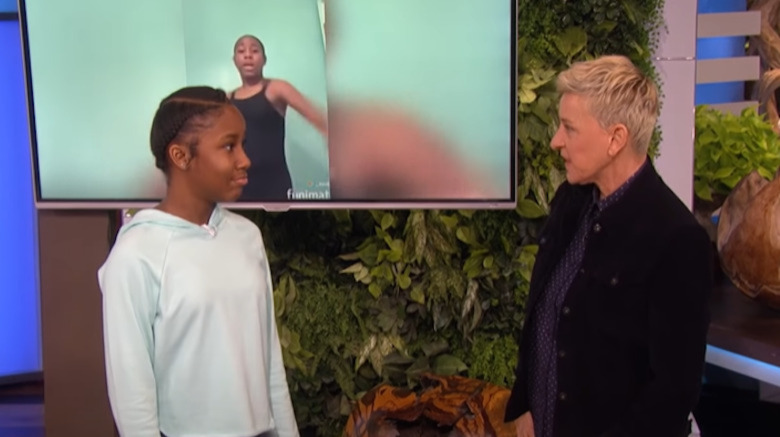 Jalaiah Harmon and Ellen DeGeneres on The Ellen Show