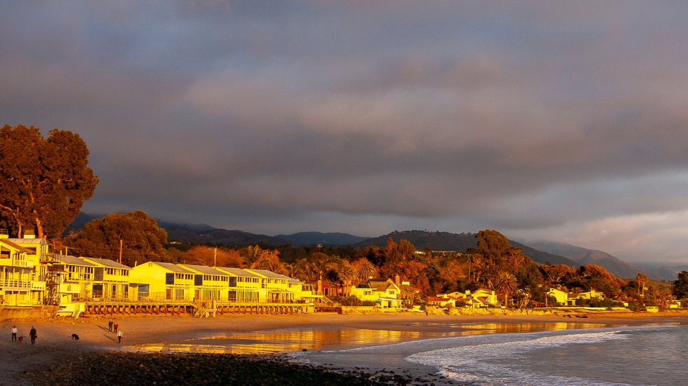 Montecito, California shoreline