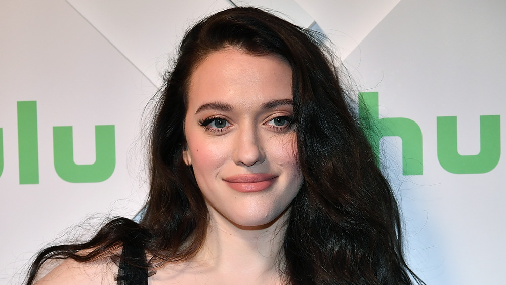 Kat Dennings grinning