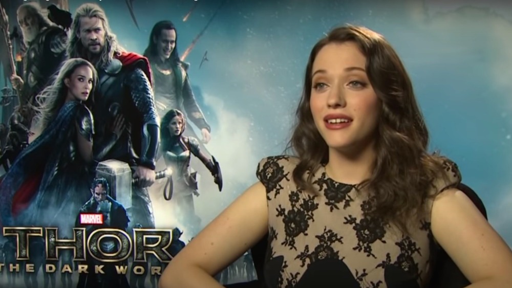 Kat Dennings in Thor press interview