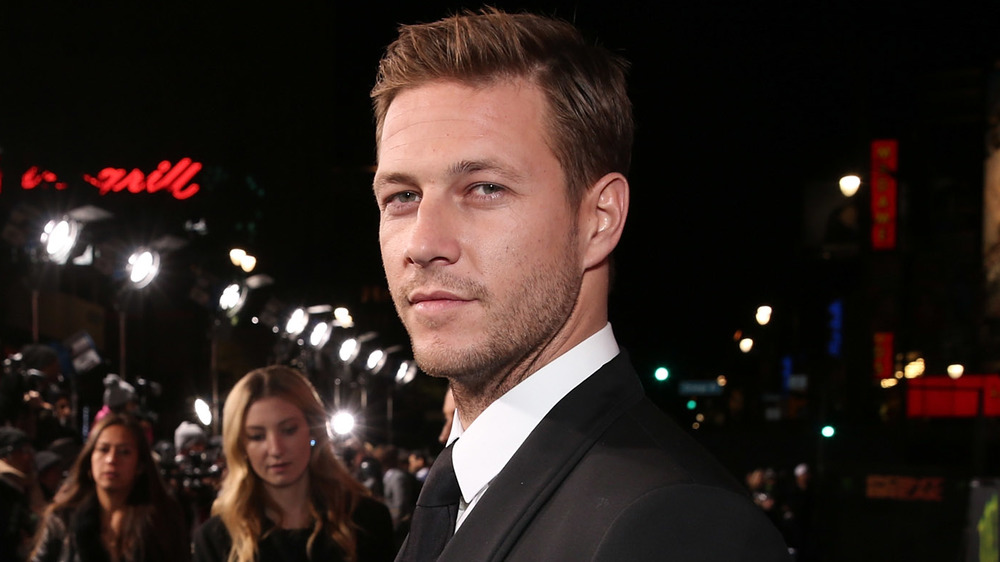 Luke Bracey at a Hollywood premiere